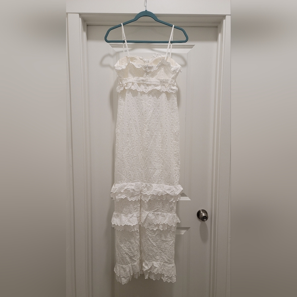 Layered Ruffle Eyelet Dress - Picture 5 of 7